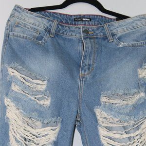 Fashion Nova Super Distressed Jean